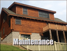  Pine Level, North Carolina Log Home Maintenance